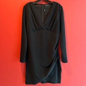 ANGGREK Black Long Sleeve Dress Size L - New without Tag